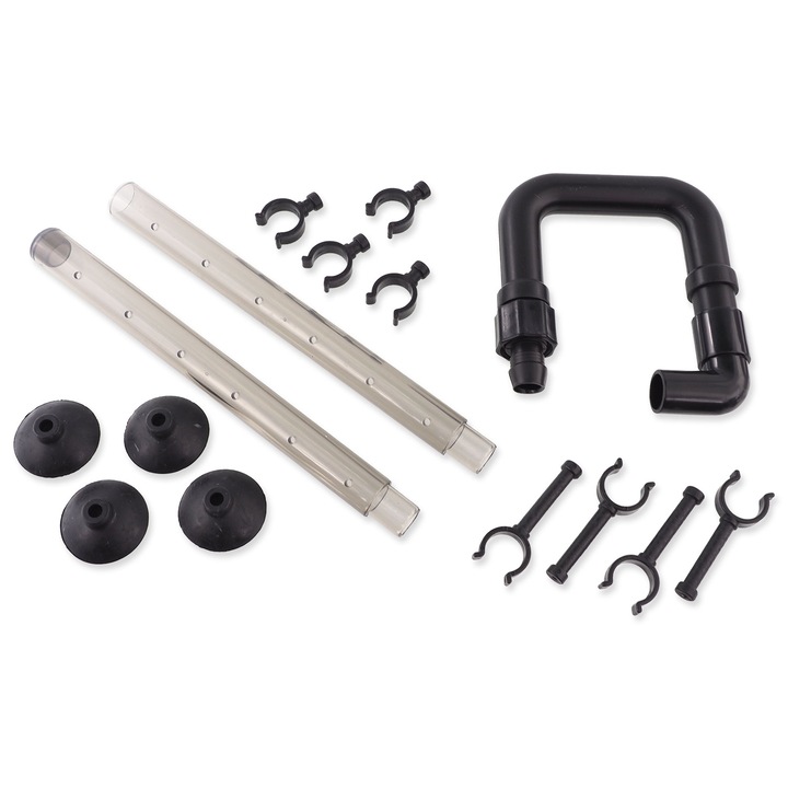 Set 15 accesorii filtru acvariu, Tetra, Pentru EX 400/600/700, Negru/Transparent