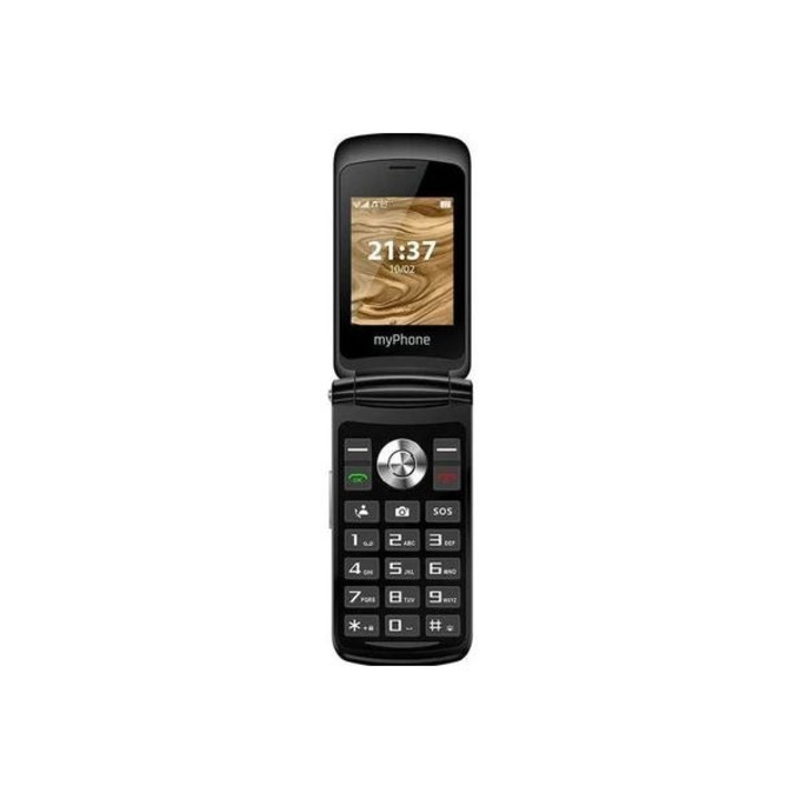 Telefon mobil MyPhone Waltz Dual SIM, 32 MB RAM, 64 MB, 2G, negru
