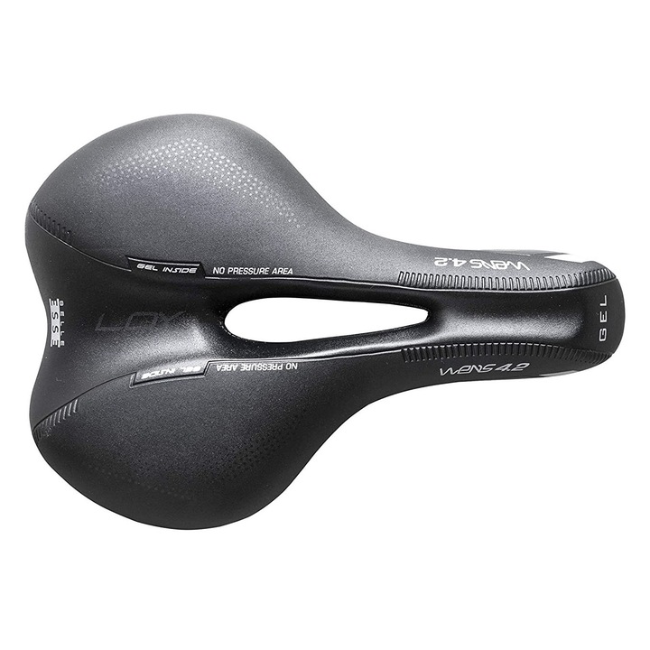 Sad de bicicleta pentru dama Wittkop, Wens 4.2, Negru, 255 mm