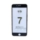 Защитно фолио Tempered Glass 4D за iPhone 7, черно