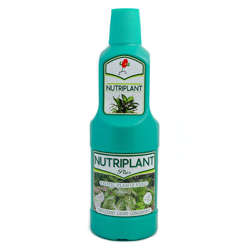 Fertilizant lichid concentrat, Nutriplant Exotic plante verzi 600 ml