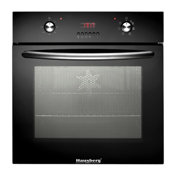 Cuptor incorporabil Hausberg HB 8042, Electric, 61 l, Clasa A, Inox Cuptor incorporabil Hausberg HB 8042, Electric, 61 l, Clasa A, Inox