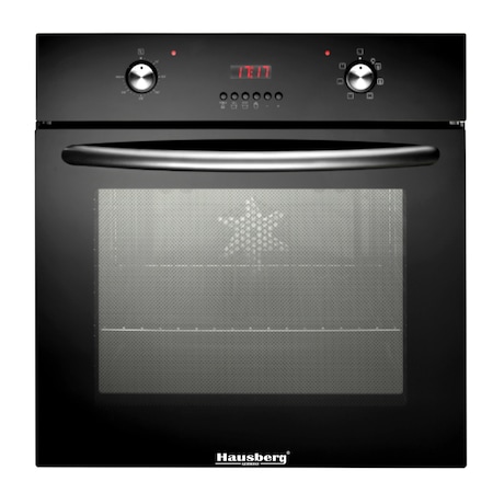Cuptor incorporabil Hausberg HB 8042, Electric, 61 l, Clasa A, Inox