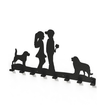 Cuier metalic COPII LA PRIMA INTALNIRE - model 3014 Negru Cuier metalic COPII LA PRIMA INTALNIRE - model 3014 Negru