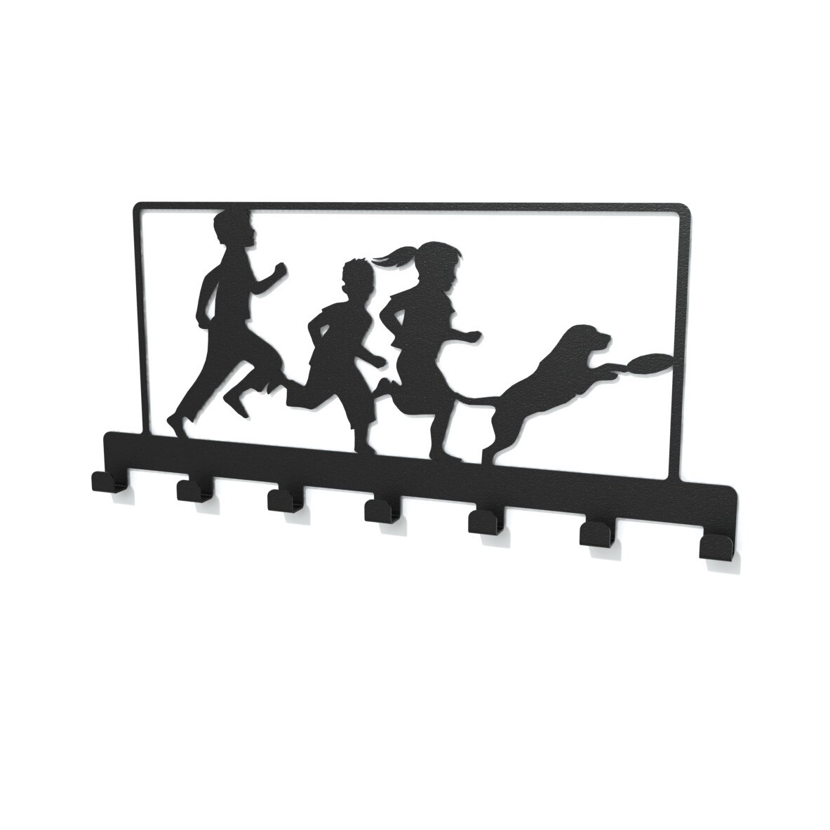 Cuier metalic COPII LA JOACA -model 2507 Negru