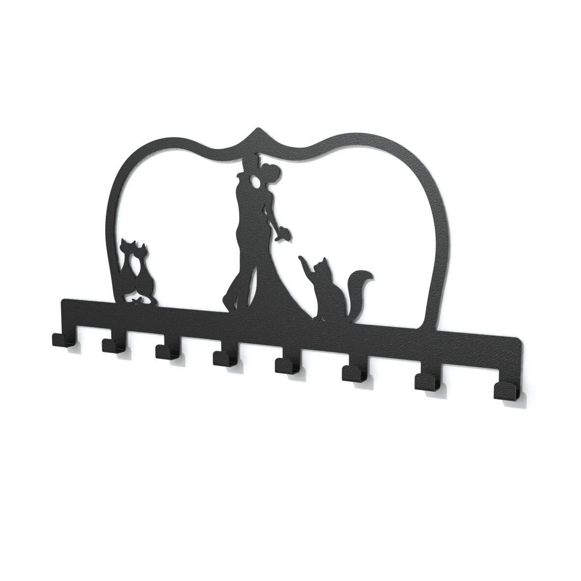 Cuier metalic CASATORIE - model 2495 Negru