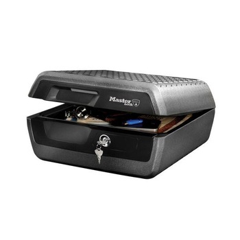 Caseta de valori portabila MasterLock LCFW30100, certificata anti-incendiu, cheie Caseta de valori portabila MasterLock LCFW30100, certificata anti-incendiu, cheie