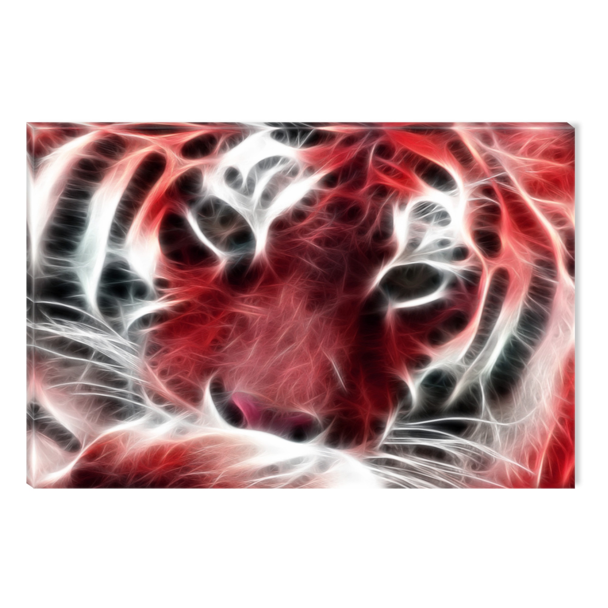 Tablou DualView Startonight Tigru rosu, luminos in intuneric, 80 x 120 cm