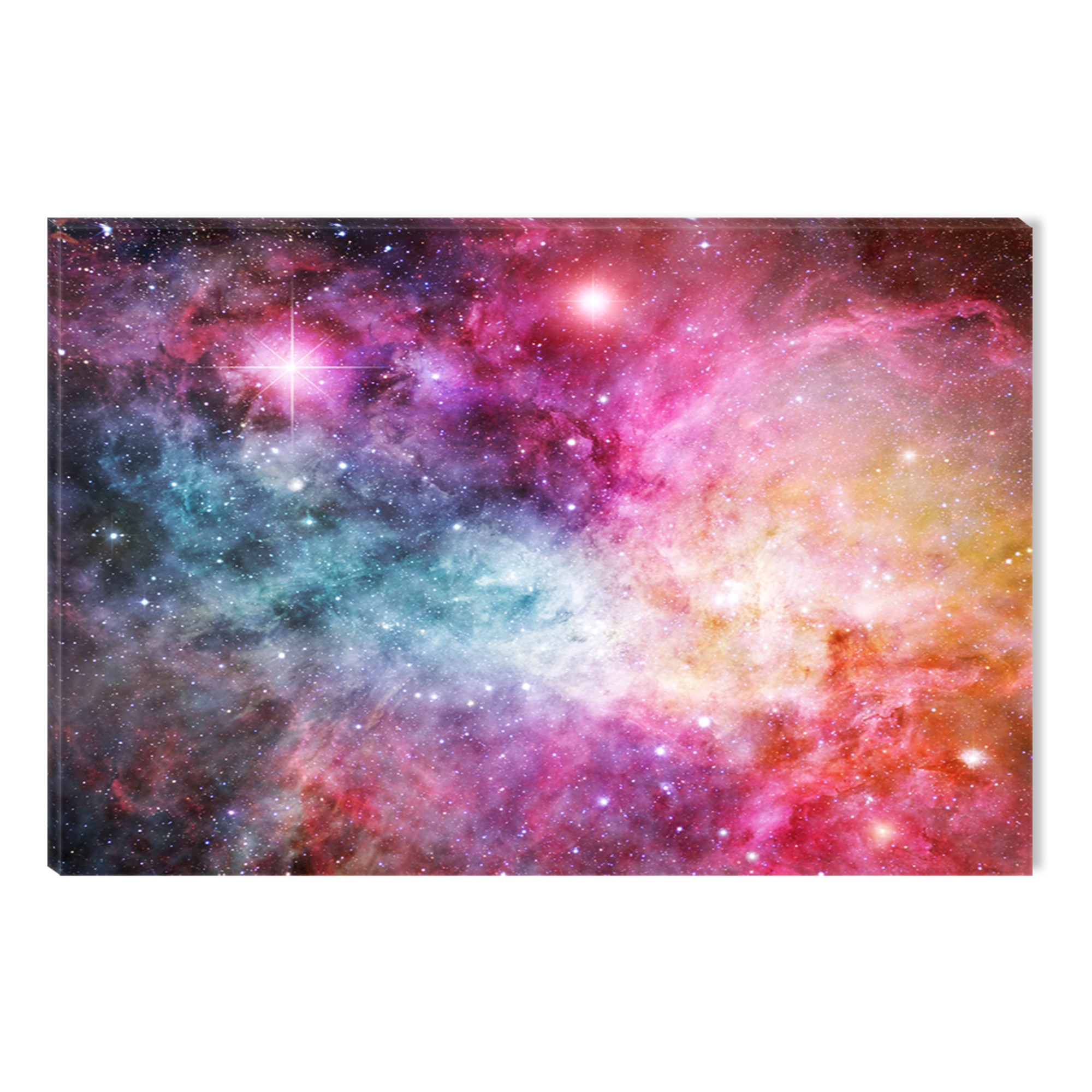 Tablou DualView Startonight Nebula roz, luminos in intuneric, 60 x 90 cm