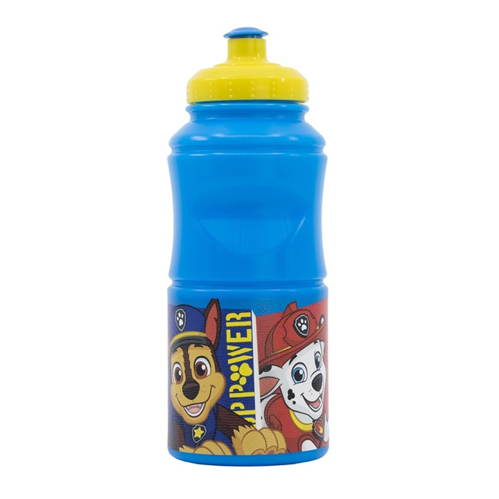 Sticla de apa pentru copii, Stor, Paw Patrol, Plastic, 380 ml, Multicolor