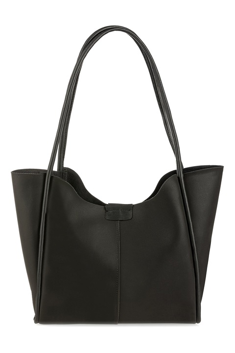 Lucky Bees, Чанта shopper в различни цветове, Черен, 29x30x9