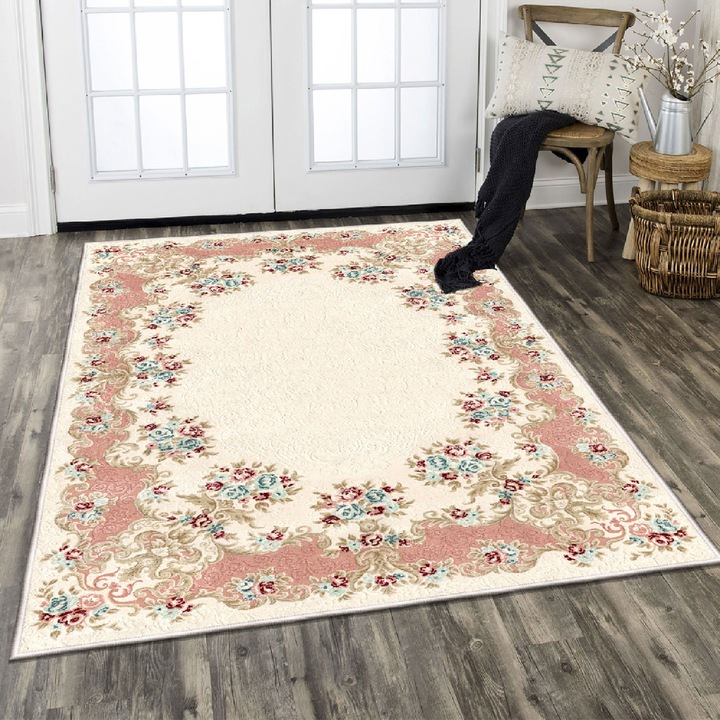 Asi Home Flora Килим за антре, 80 x 150 см, кадифе, многоцветен