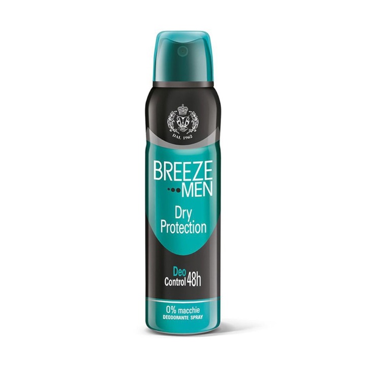 Set 4 x Deodorant Spray Breeze Dry Protection, pentru Barbati, 150 ml