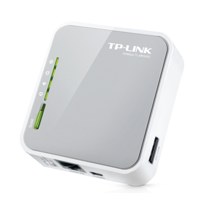TP-LINK TL-MR3020 n wireless Router, 3G, hordozható