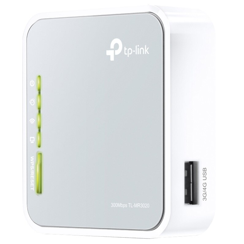 Router wireless N300 TP-Link TL-MR3020, 3G/4G, Portabil