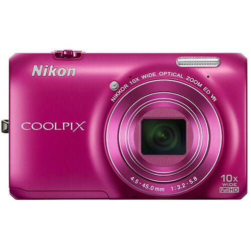 極美品 Nikon COOLPIX S6300 スマホ転送◯ フルセット 6AA Aparat foto digital Nikon COOLPIX S6300, 16MP, Pink - eMAG.ro