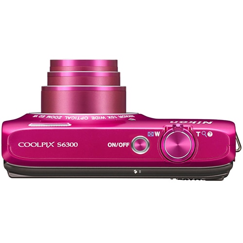 Aparat foto digital Nikon COOLPIX S6300, 16MP, Pink - eMAG.ro