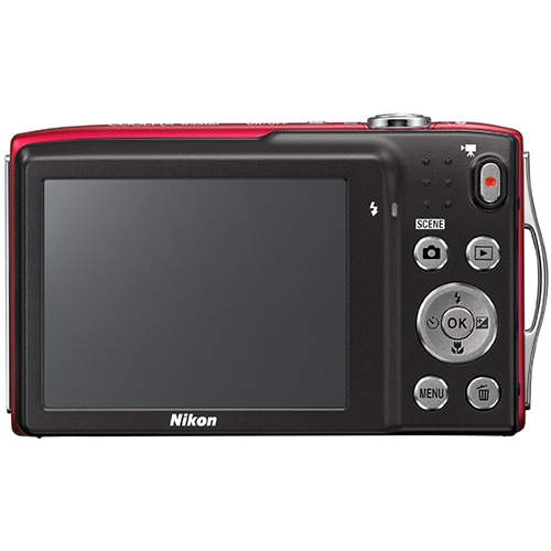 Aparat foto digital Nikon COOLPIX S3300, 16MP, Red - eMAG.ro