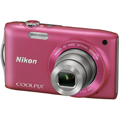Aparat foto digital Nikon COOLPIX S3300, 16MP, Pink - eMAG.ro