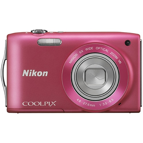 Nikon COOLPIX S3300 ピンク Nikon COOLPIX S3300 16 MP Digital Camera with 6x Zoom NIKKOR Glass デジタルカメラ