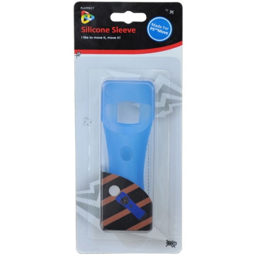 Husa silicon Playfect 56770 Albastra pentru PS Move