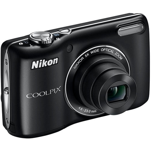 Aparat foto digital Nikon COOLPIX L26, 16.1MP, Black - eMAG.ro