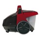 Aspirator cu filtrare prin apa Zelmer 829.5SK, 1500 W, 4 l, Tub telescopic din metal, Filtru HEPA, Negru/Rosu