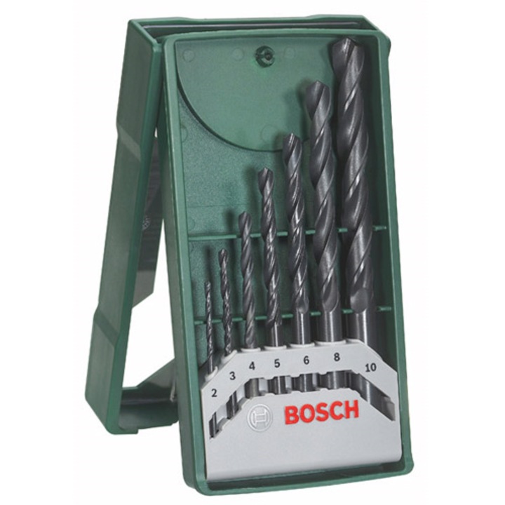 Bosch fémfúrókészlet, 7 darabos, 2-10 mm méretben