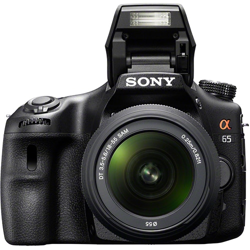 Sony A65, 24.3MP + Obiectiv 18-55mm - eMAG.ro