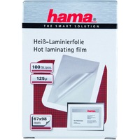Folie de laminat carti vizita Hama 50060, 125 microni, 100 buc