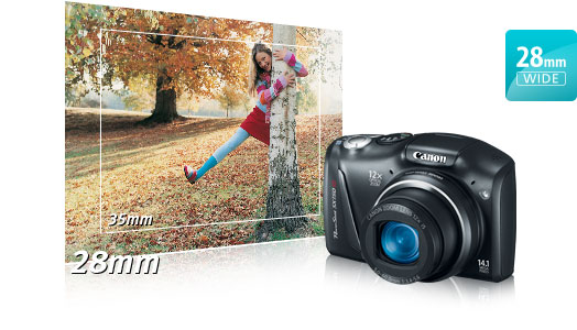 Aparat foto digital Canon PowerShot SX150IS, 14.1MP, Black - eMAG.ro