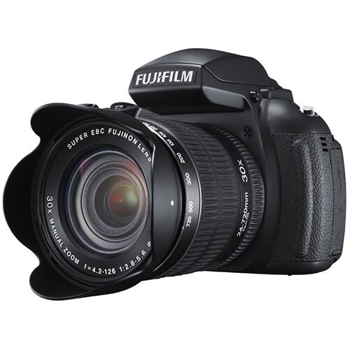 Aparat foto digital Fujifilm FinePix HS30EXR, 16MP, Black - eMAG.ro