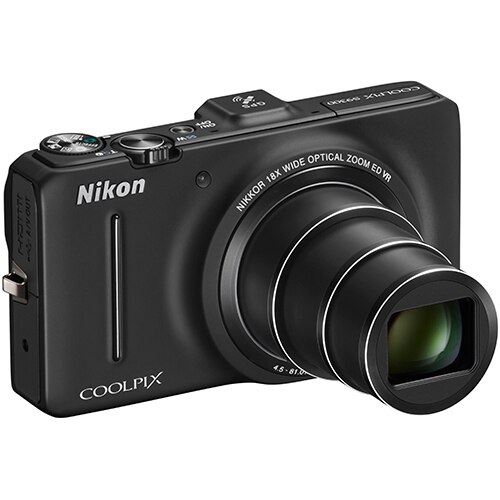 Aparat foto digital Nikon COOLPIX S9300, 16MP, Black - eMAG.ro