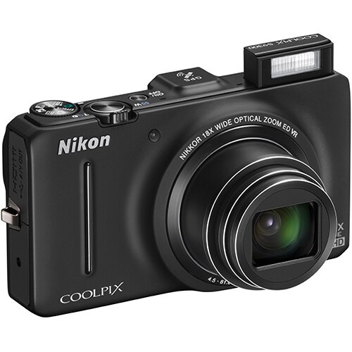 Aparat foto digital Nikon COOLPIX S9300, 16MP, Black - eMAG.ro