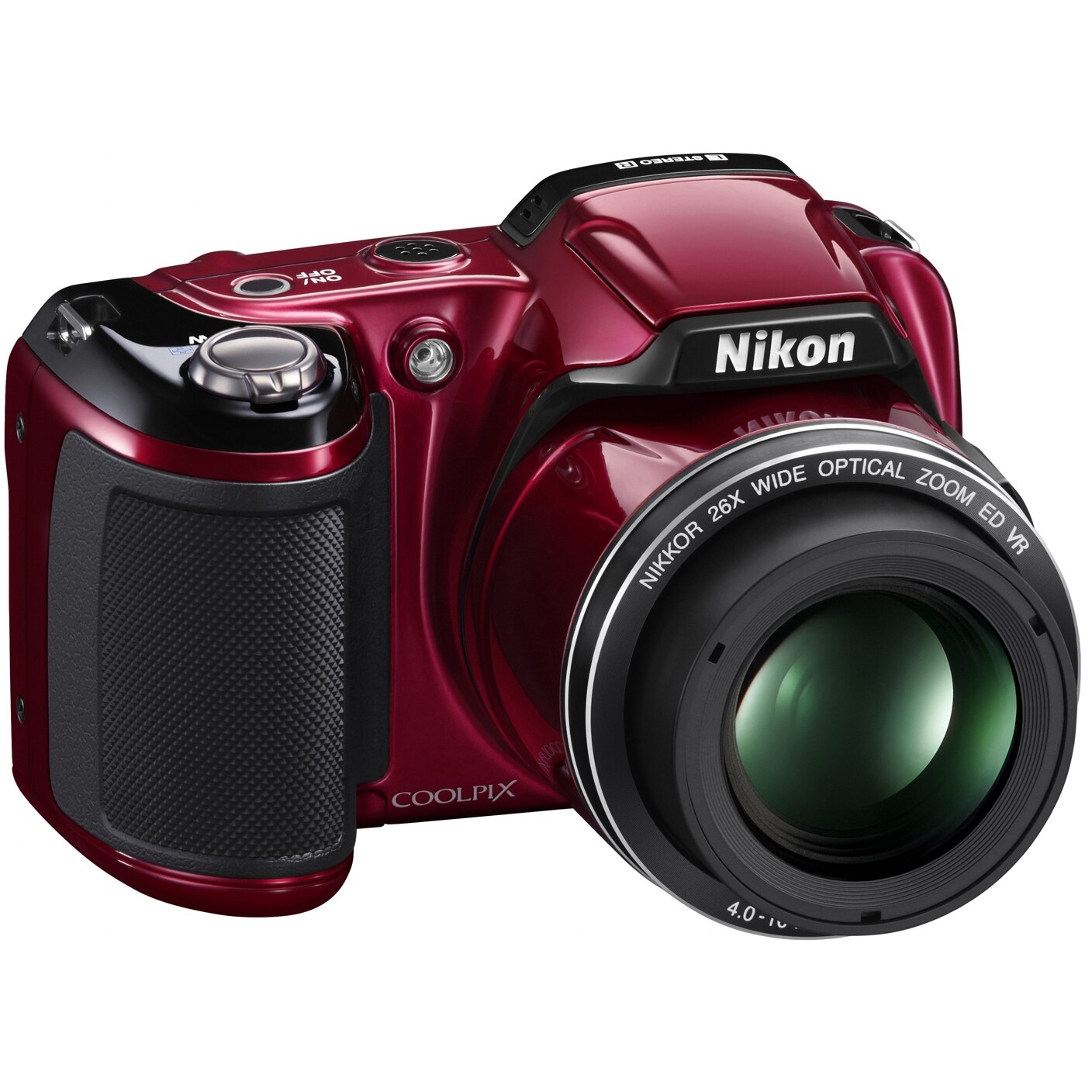 Aparat foto digital Nikon COOLPIX L810, 16.1MP, Red - eMAG.ro