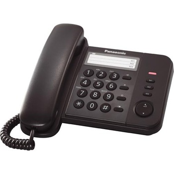 Telefon fix analogic Panasonic KX-TS520FXB, Black Telefon fix analogic Panasonic KX-TS520FXB, Black