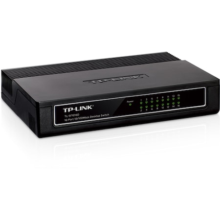 Суич TP-LINK TL-SF1016D, 16 x 10/100Mbps