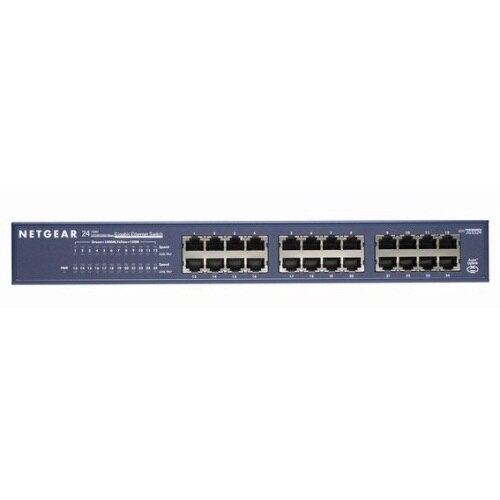 Switch NetGear Rack-mountable 24 x 10/100/1000 Ethernet