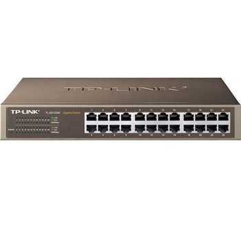 Switch TP-LINK TL-SG1024D, 24 x 10/100/1000Mbps, Desktop/Rackmount Switch TP-LINK TL-SG1024D, 24 x 10/100/1000Mbps, Desktop/Rackmount