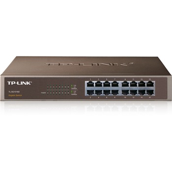 Switch TP-LINK TL-SG1016D, 16 x 10/100/1000Mbps, Desktop/Rackmount Switch TP-LINK TL-SG1016D, 16 x 10/100/1000Mbps, Desktop/Rackmount
