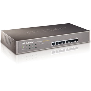 Switch TP-LINK TL-SG1008, 8 x 10/100/1000Mbps Switch TP-LINK TL-SG1008, 8 x 10/100/1000Mbps