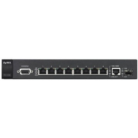 Switch ZyXEL ES-2108-G, 8 porturi 10/100, 2 porturi 10/100/1000 - eMAG.ro
