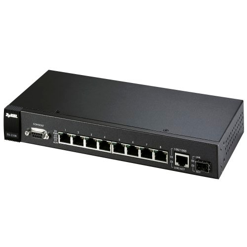 Switch ZyXEL ES-2108-G, 8 porturi 10/100, 2 porturi 10/100/1000 - eMAG.ro