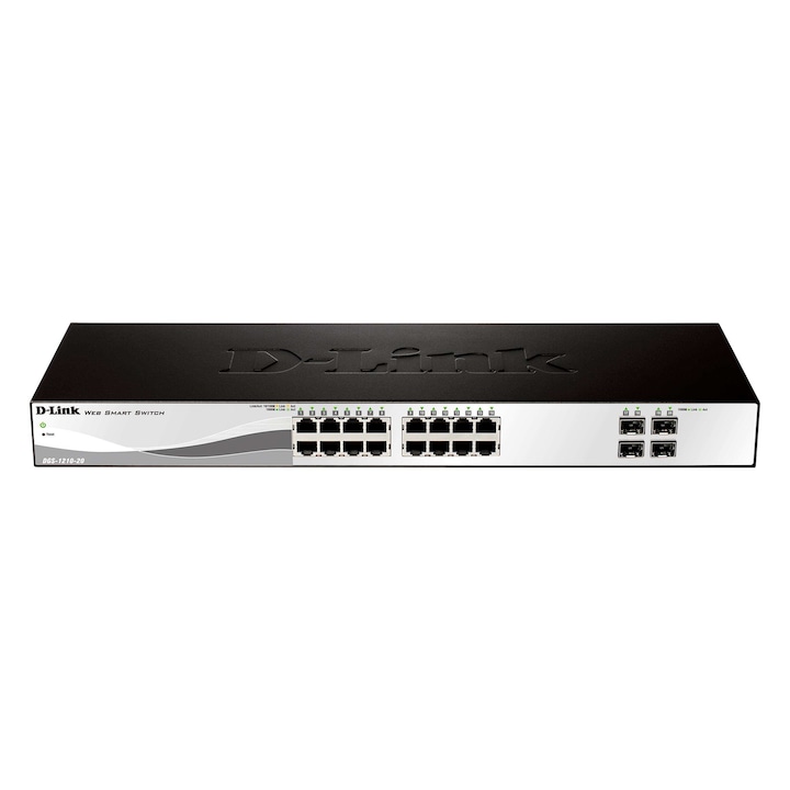 D-Link DGS-1210-20 switch, 16 x 10/100/1000, 4 Combo SFP Gigabit
