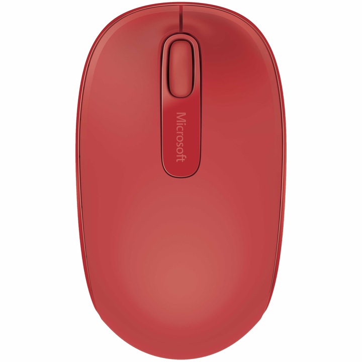 Безжична мишка Microsoft M1850, USB, Червена