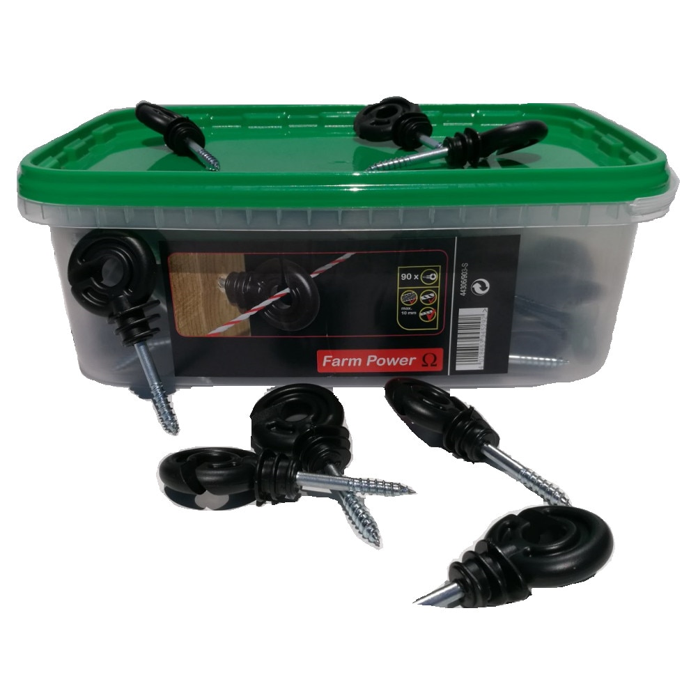 Izolatori fir pentru gard electric, 90 buc/ cutie