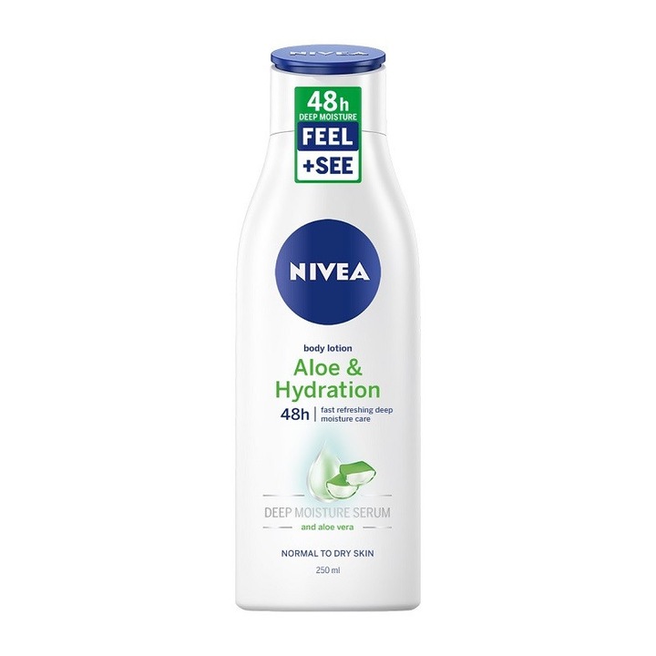 Set 2 x Lapte de Corp Aloe & Hydration Nivea Body 250 ml
