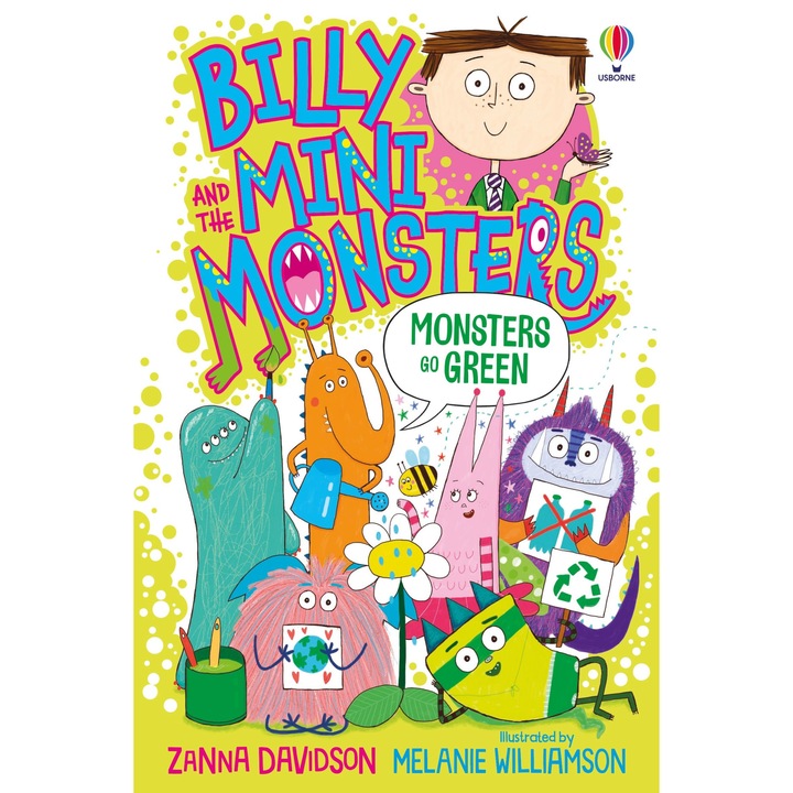 Carte in limba engleza Billy and the minimonsters, Monsters go green, Susanna Davidson
