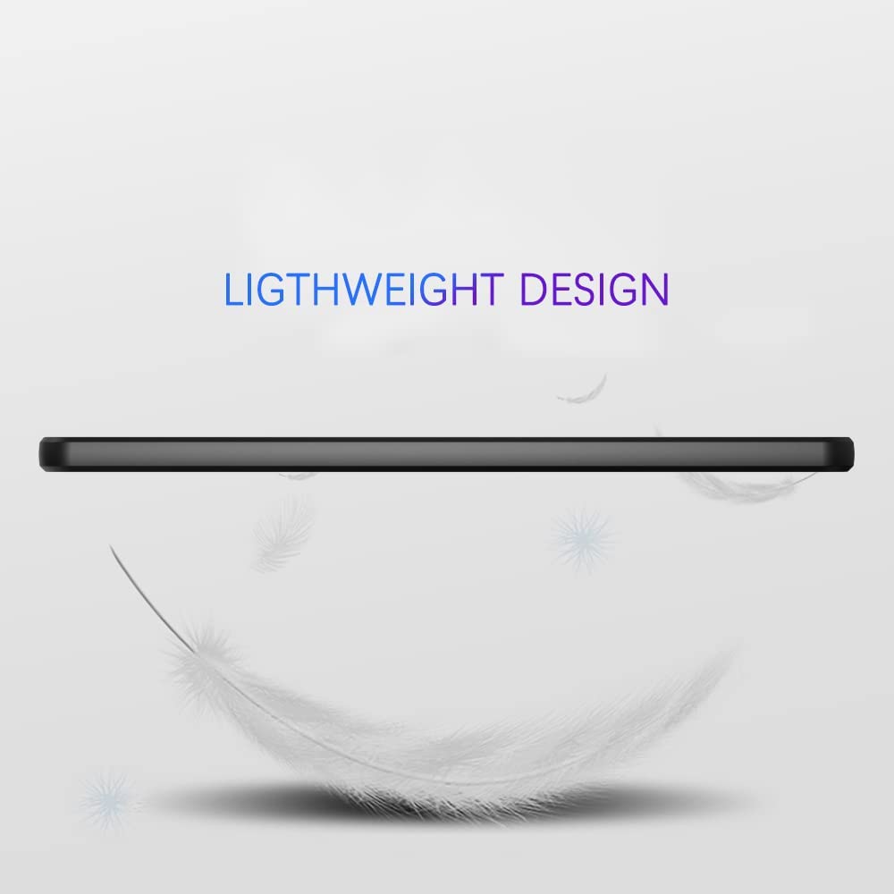 Husa Slim Sigloo, Smart Cover, Trifold, pentru tableta Huawei Matepad 10.4,2022/2021,10.4inch, din Silicon, protectie 360, model Black