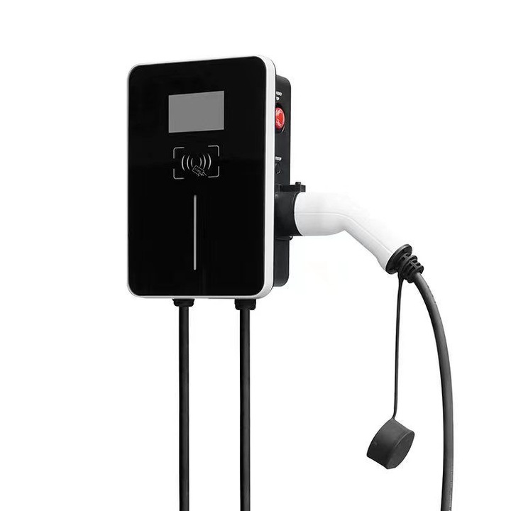 Зарядна станция за електрически автомобили JRH EV Power 7KW, 220V/32A, 6m захранващ кабел, Тип 2 щепсел, Черен